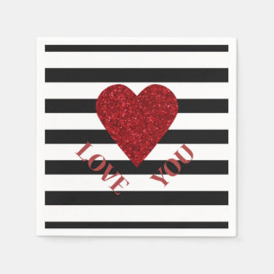 Serviette Jetable Amour