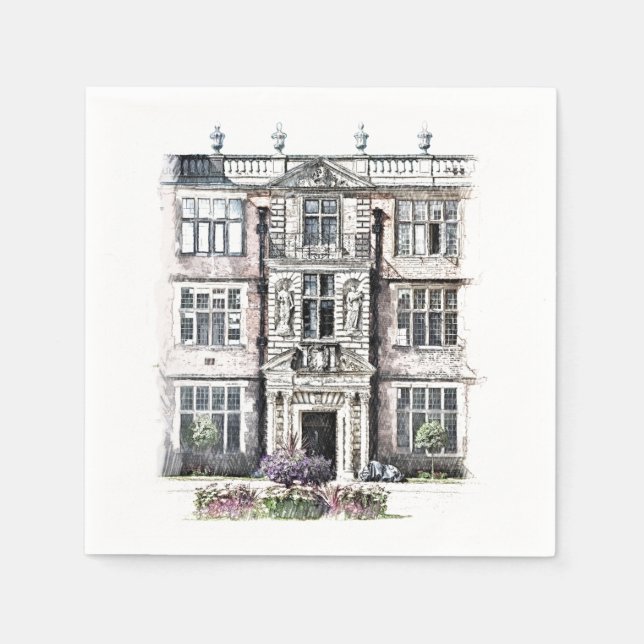 SERVIETTE JETABLE ANCIENNE ANGLETERRE (Devant)