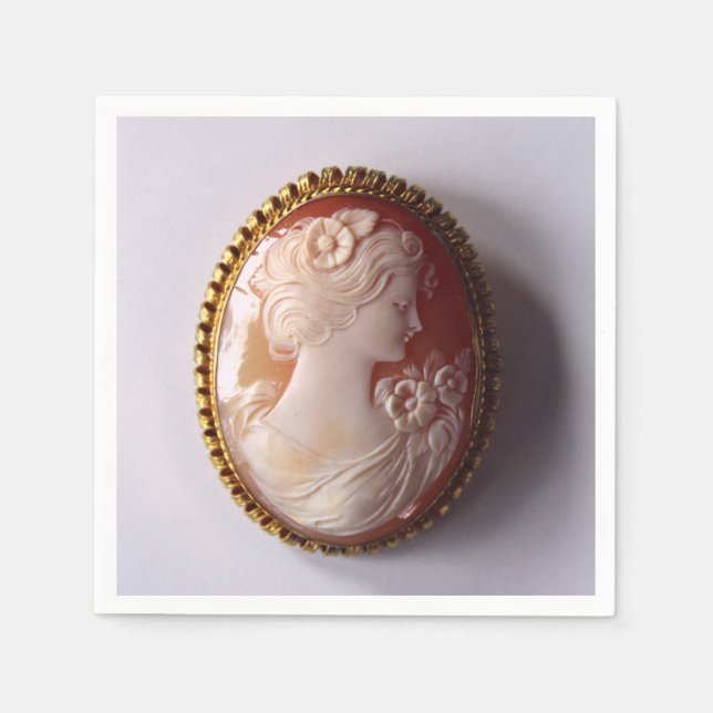 Serviette Jetable Antique Cameo (Devant)