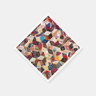 Serviette Jetable Antique Cocktail Quilt Napkins