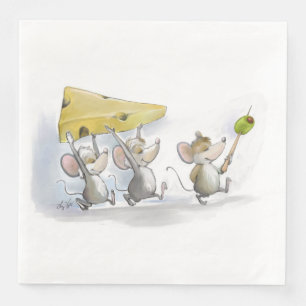 Serviette Jetable Apporter dans le fromage (avec olives) Papier Napk