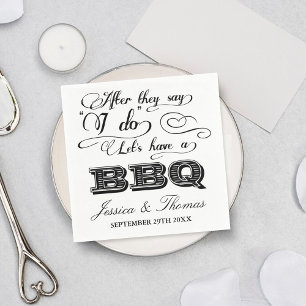 Serviette Jetable Après Qu'Ils Disent Que Je Fais Un BBQ !