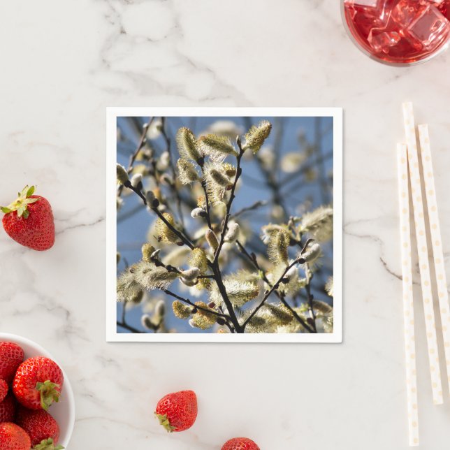 SERVIETTE JETABLE ARBRE SAUVAGE (En situation)