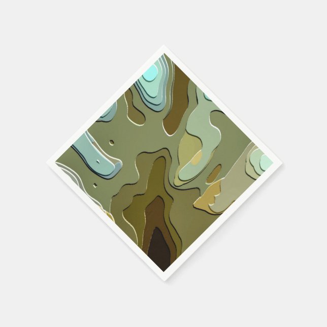 SERVIETTE JETABLE ARBRES (Coin)