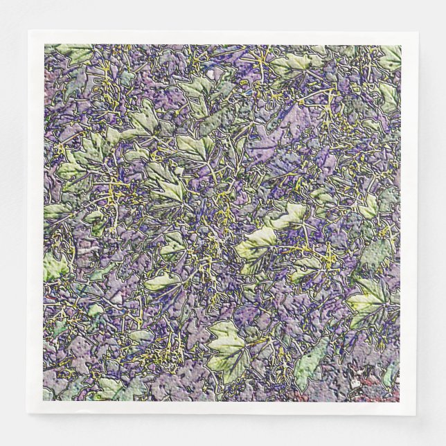 SERVIETTE JETABLE ARBRES (Devant)