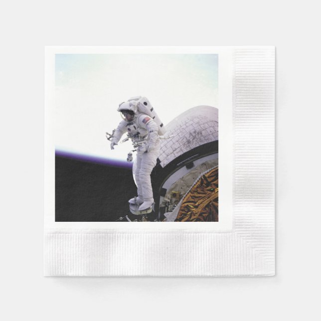 Serviette Jetable astronaute américain (Devant)