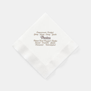 Serviette Jetable Attributs du pasteur