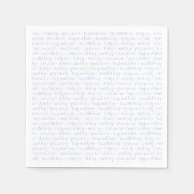 Serviette Jetable Baby Boy (Devant)