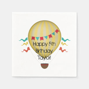 Serviette Jetable Ballon à air chaud