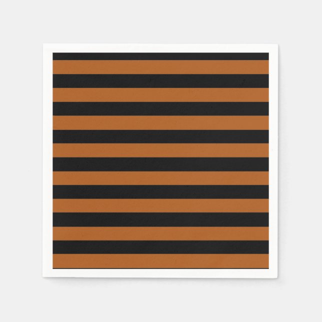 Serviette Jetable Bandes d'Halloween (Devant)