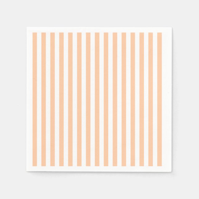 Serviette Jetable Bandes minces - Pêche blanche et profonde (Devant)