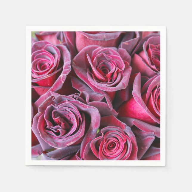 Serviette Jetable Beauté de velours (Devant)