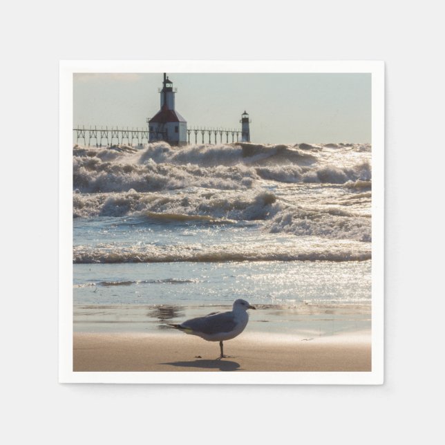 Serviette Jetable Beauté Et Force (Devant)