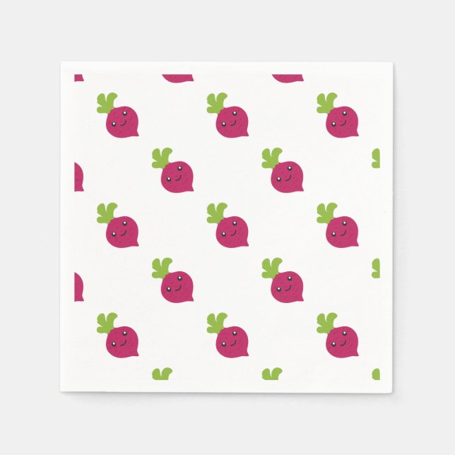 Serviette Jetable Beète Cute Kawaii (Devant)