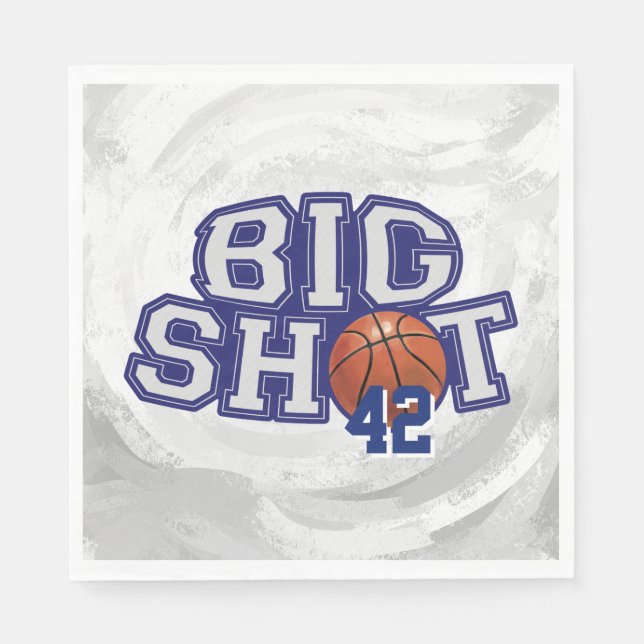Serviette Jetable Big Shot Basket (Devant)