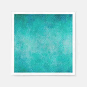 Serviette Jetable Blue Aqua Turquoise aquarelle papier texture color