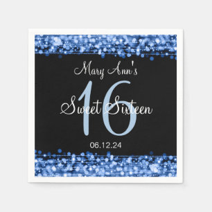 Serviette Jetable Bonbon élégant 16 étincelles de fête