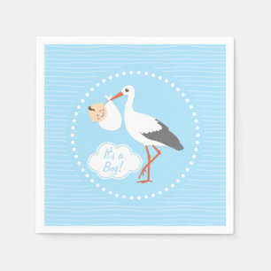 Serviette Jetable Bouche portant mignon petit garçon Party Napkins