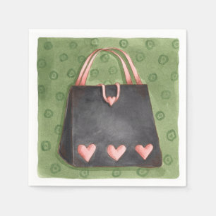 Serviette Jetable Bourse de coeur - serviettes de papier