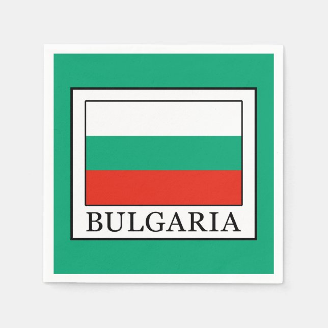 Serviette Jetable Bulgarie (Devant)