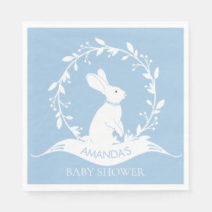 Serviette Jetable BUNNY Boys Baby shower papier serviettes