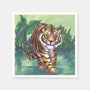 Serviette Jetable Cadeaux et accessoires de tigre