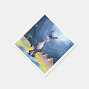 Serviette Jetable Cadeaux et accessoires pour ânes