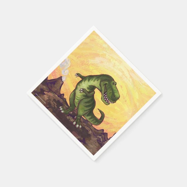 Serviette Jetable Cadeaux et accessoires Tyrannosaurus (Coin)
