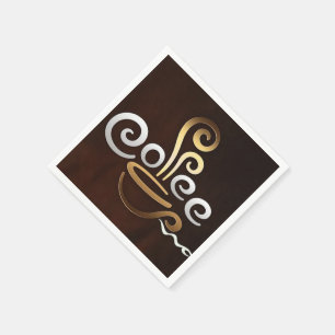 Serviette Jetable Café