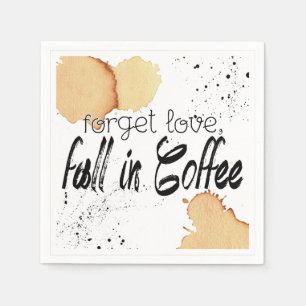 Serviette Jetable Café papier à thème Napkin