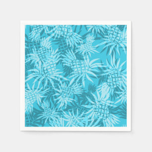 Serviette Jetable Camo d'ananas Hawaiian Tropical