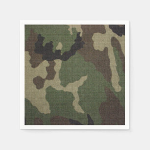 Serviette Jetable Camouflage 1