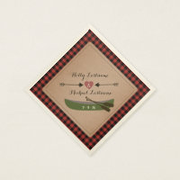 Canot Plaid + Coeur Avec Flèches Mariage rustique