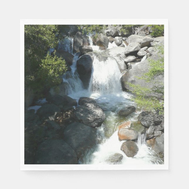 Serviette Jetable Cascade Falls at Yosemite National Park (Devant)