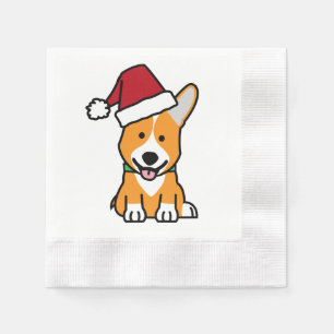 Serviette Jetable Casquette de Père Noël de Noël de Gallois de