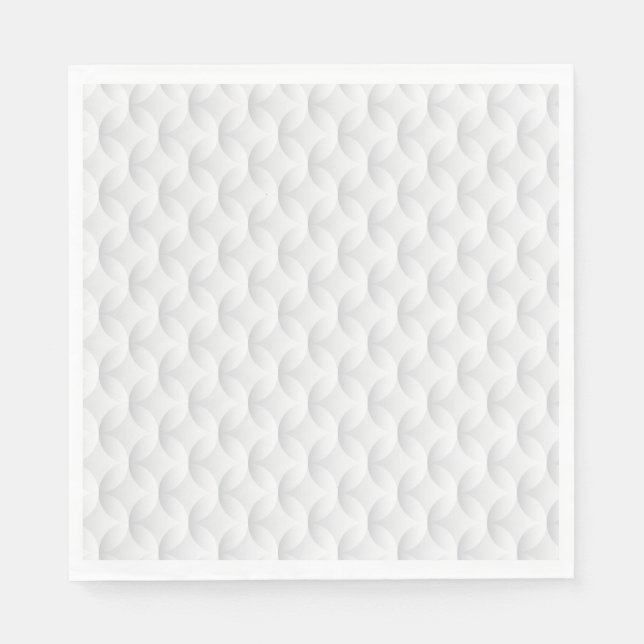 Serviette Jetable Cercle blanc en relief (Devant)