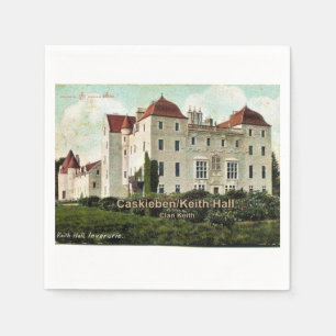 Serviette Jetable Château de Caskieben/Keith Hall, Clan Keith