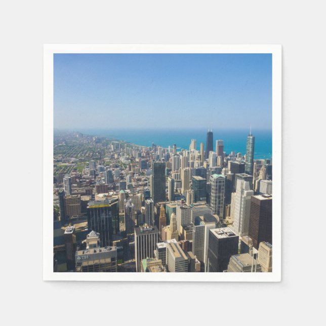 Serviette Jetable Chicago De Dessus (Devant)