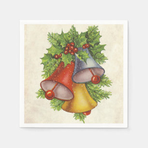 Serviette Jetable Christmas Bells