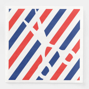 Serviette Jetable Ciseaux de coiffeur