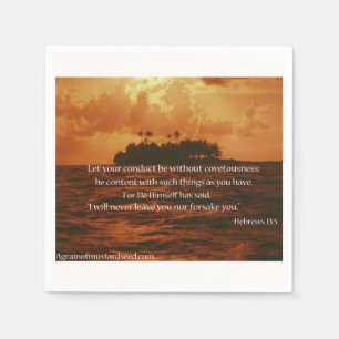 Serviette Jetable Citations bibliques