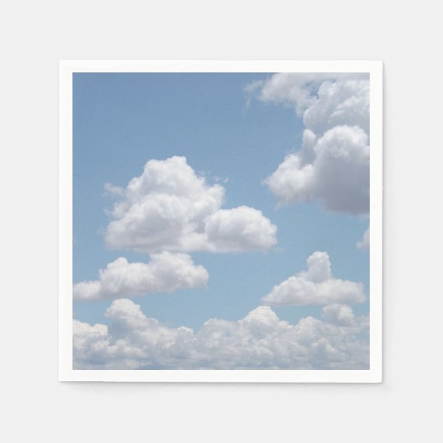 Serviette Jetable Clouds en papier à conte de fées serviettes (Devant)