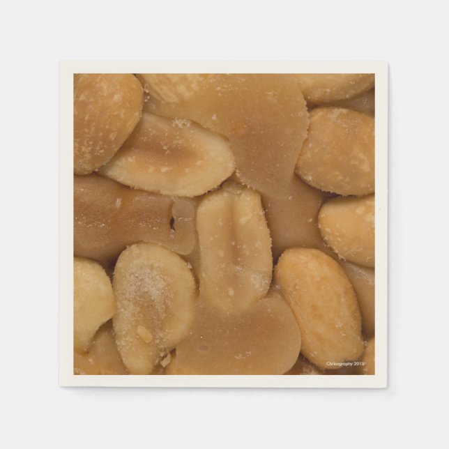 Serviette Jetable Cocktail de cacahuètes serviettes (Devant)