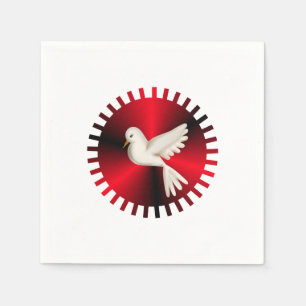 Serviette Jetable Colombe de Saint-Esprit