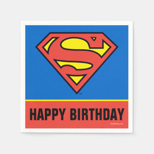 Serviette Jetable Comics DC   Superman   Logo classique