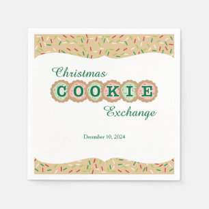 Serviette Jetable Cookie Exchange Frosted Holiday Cookies