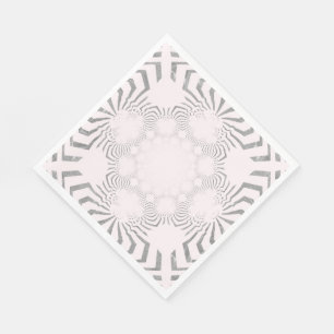 Serviette Jetable Cool blanc doux Zèbre Imprimé Naples