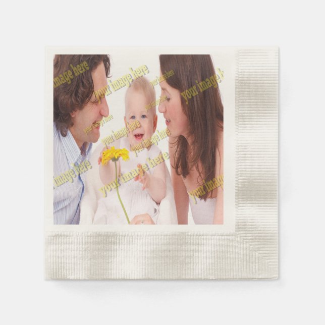 Serviette Jetable Cool Family Stylish Fab (Devant)