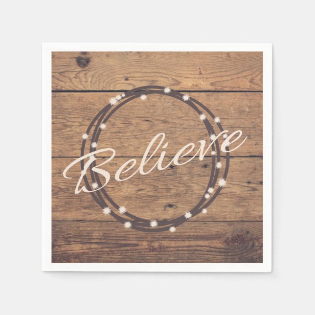 Serviette Jetable Croire (Devant)