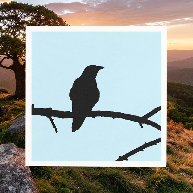 Serviette Jetable Croisement Sur Une Branche (Créateur téléchargé)